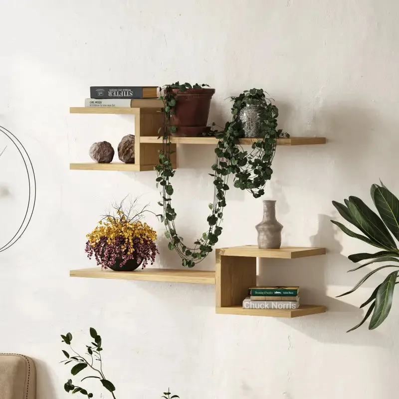 Fork Modern Floating Shelf Set 18.2cm Short