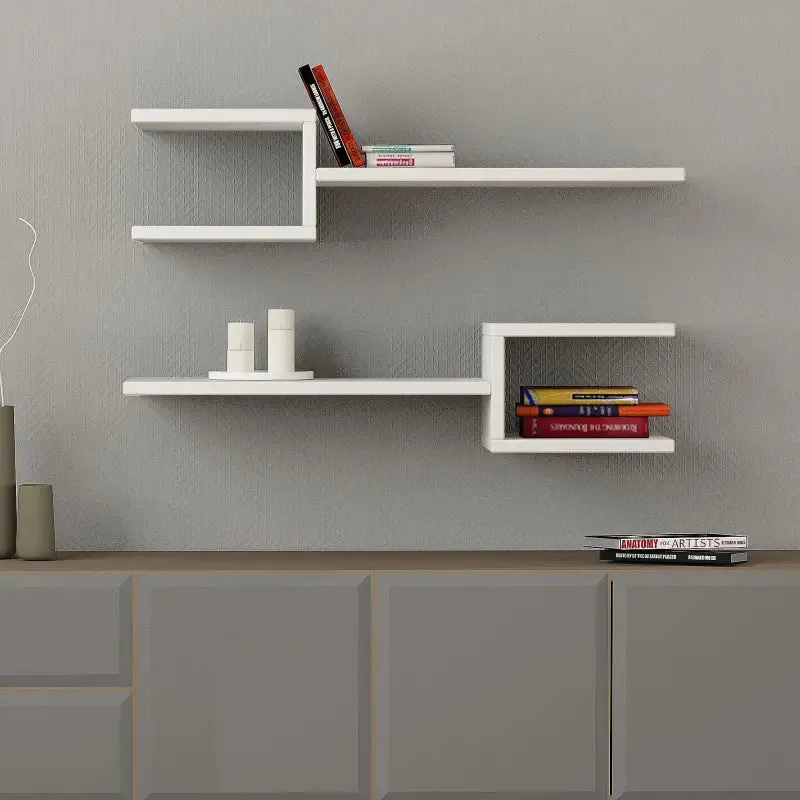 Fork Modern Floating Shelf Set 18.2cm Short