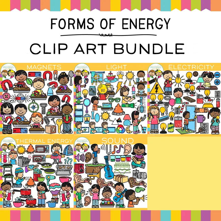 Forms of Energy Clip Art Bundle