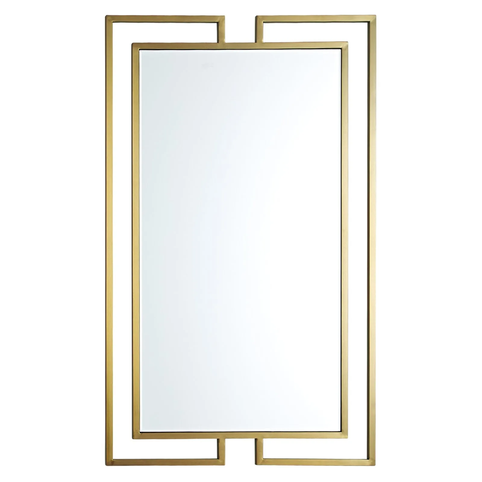GD007 Rectangular Gold Mirror