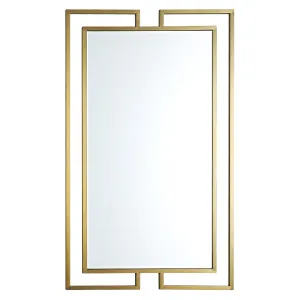 GD007 Rectangular Gold Mirror