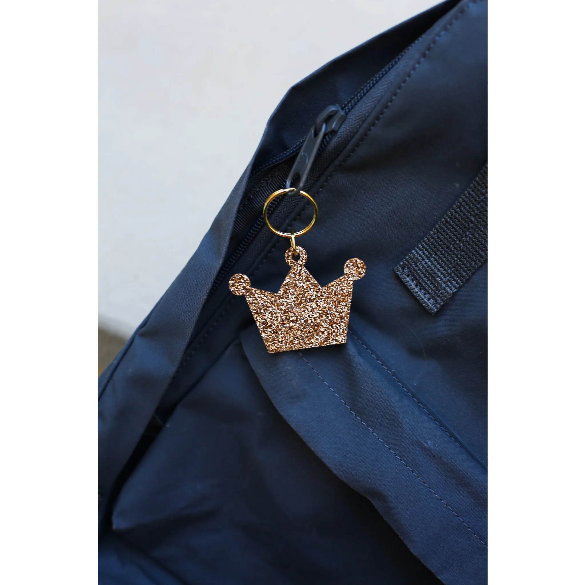 Glitter Keychain - Crown