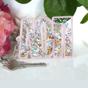 Glitter Keychain