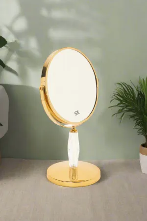 Gold Lucia Double Sided Vanity Mirror