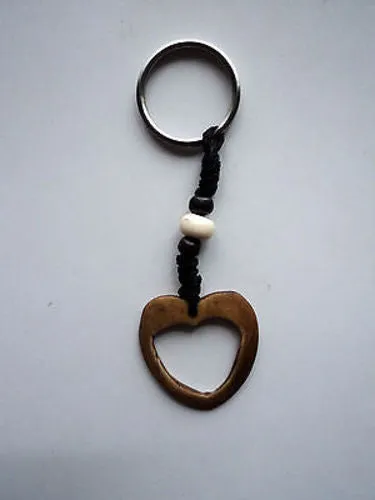 Hand Crafted Heart Keychain