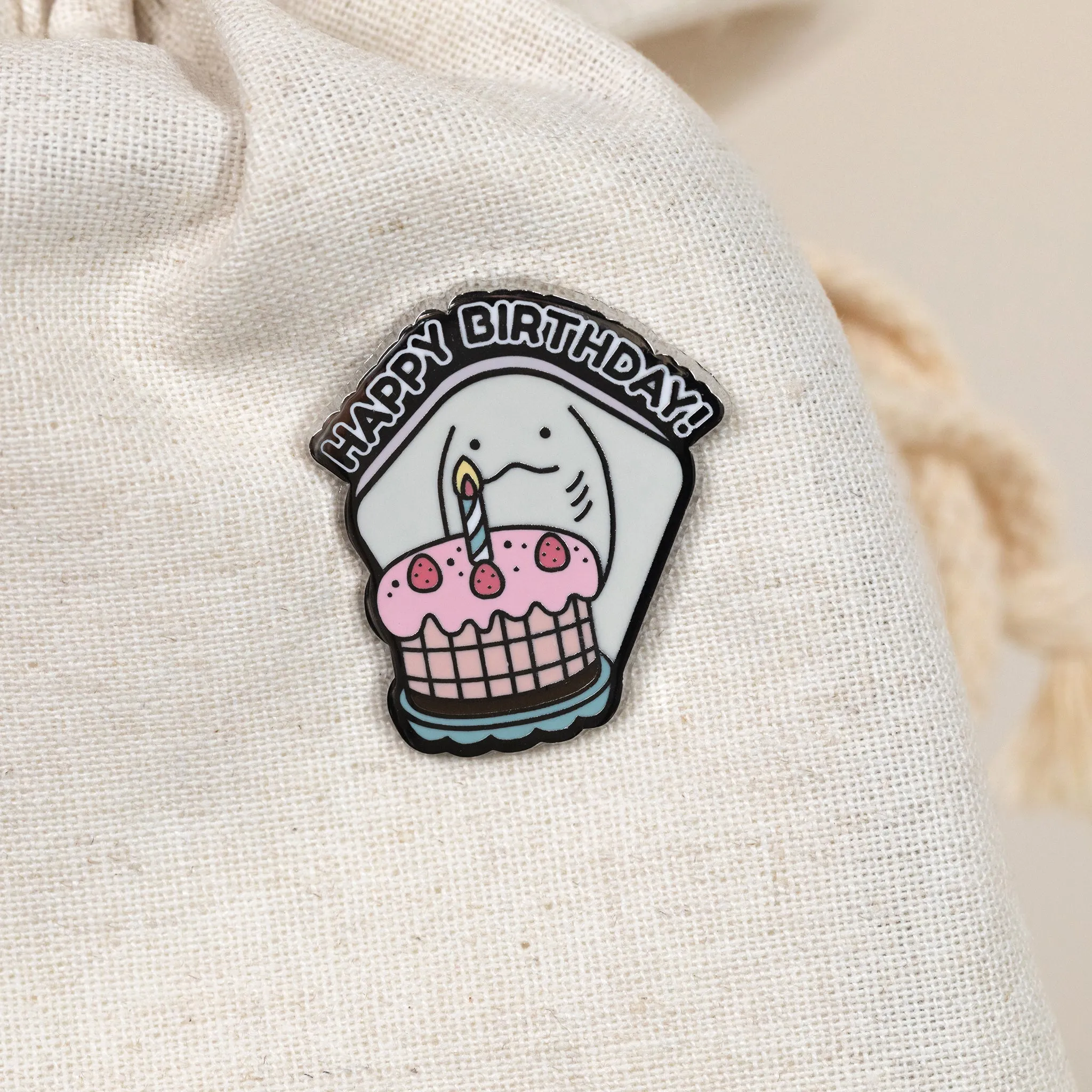 Happy Birthday Enamel Pin