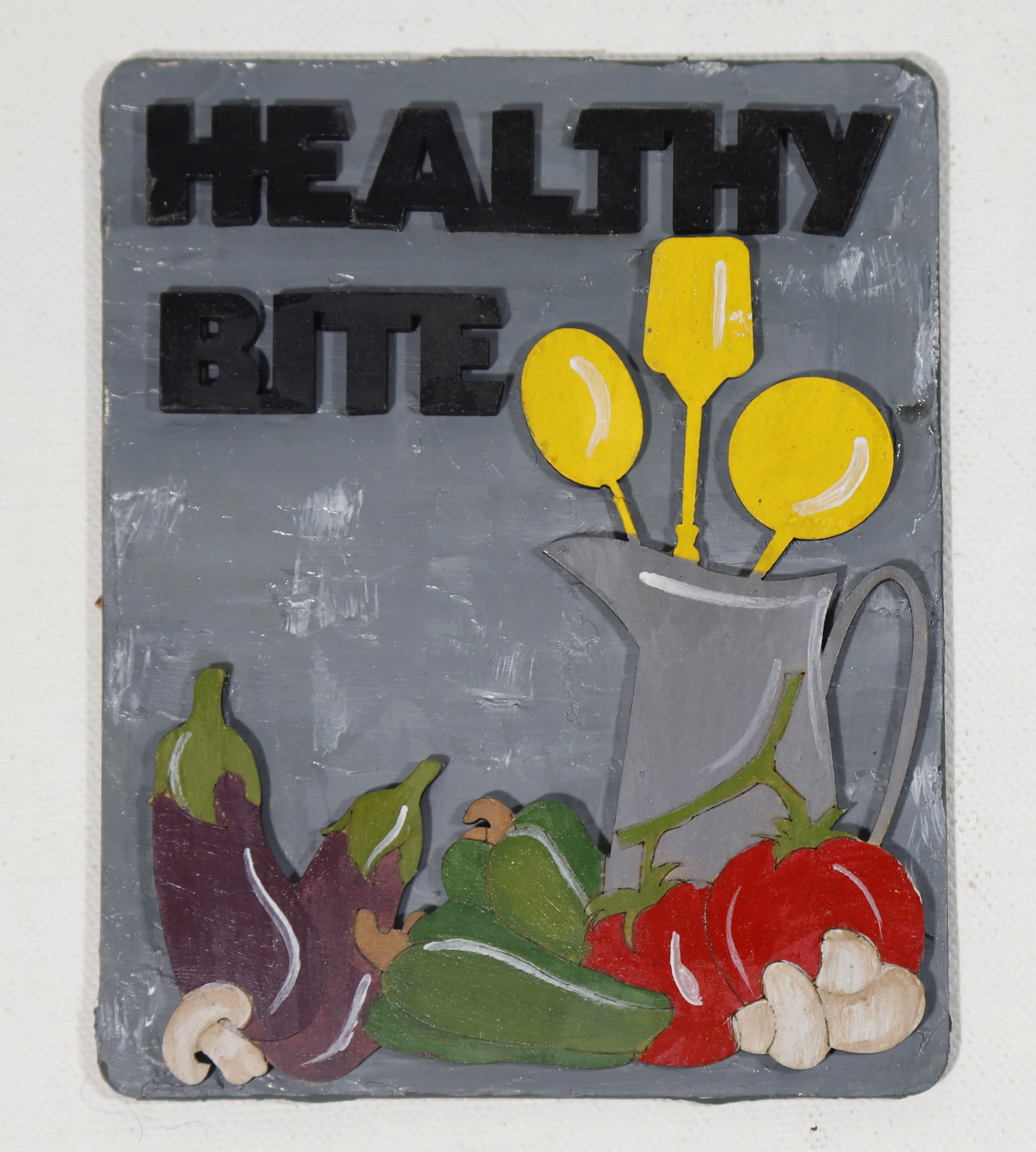 Healthy Bite Hand-Painted Fridge Magnet