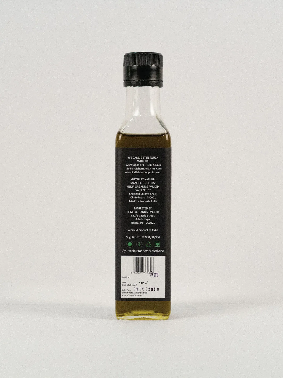 Hemp Seed Oil 250 ML