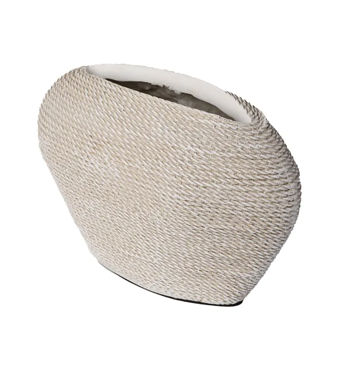 Ivory Roped Vase