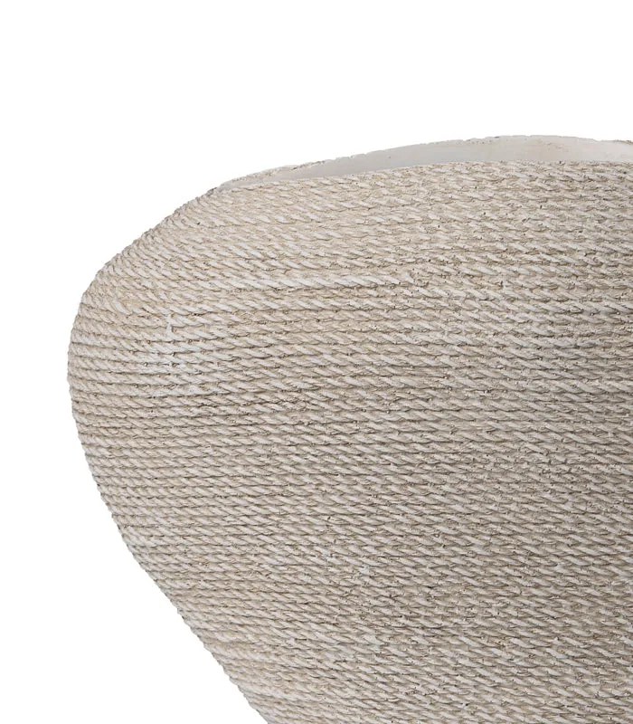 Ivory Roped Vase