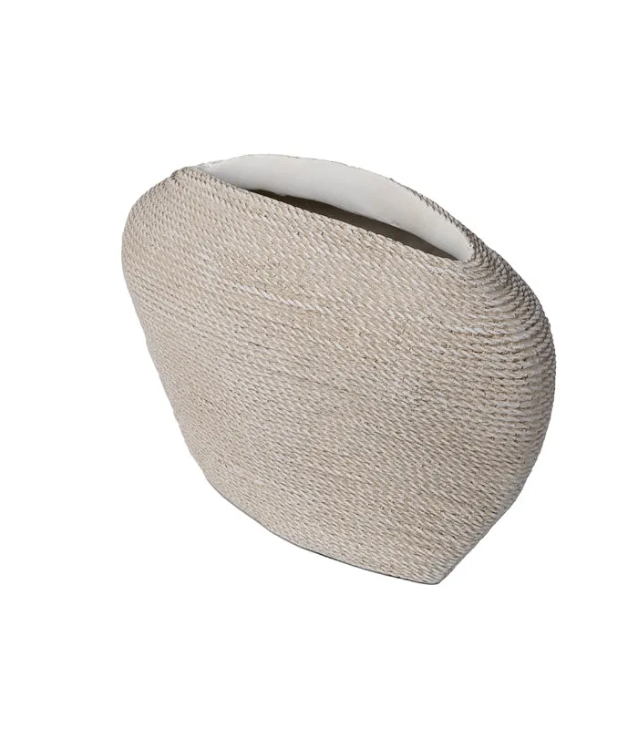 Ivory Roped Vase