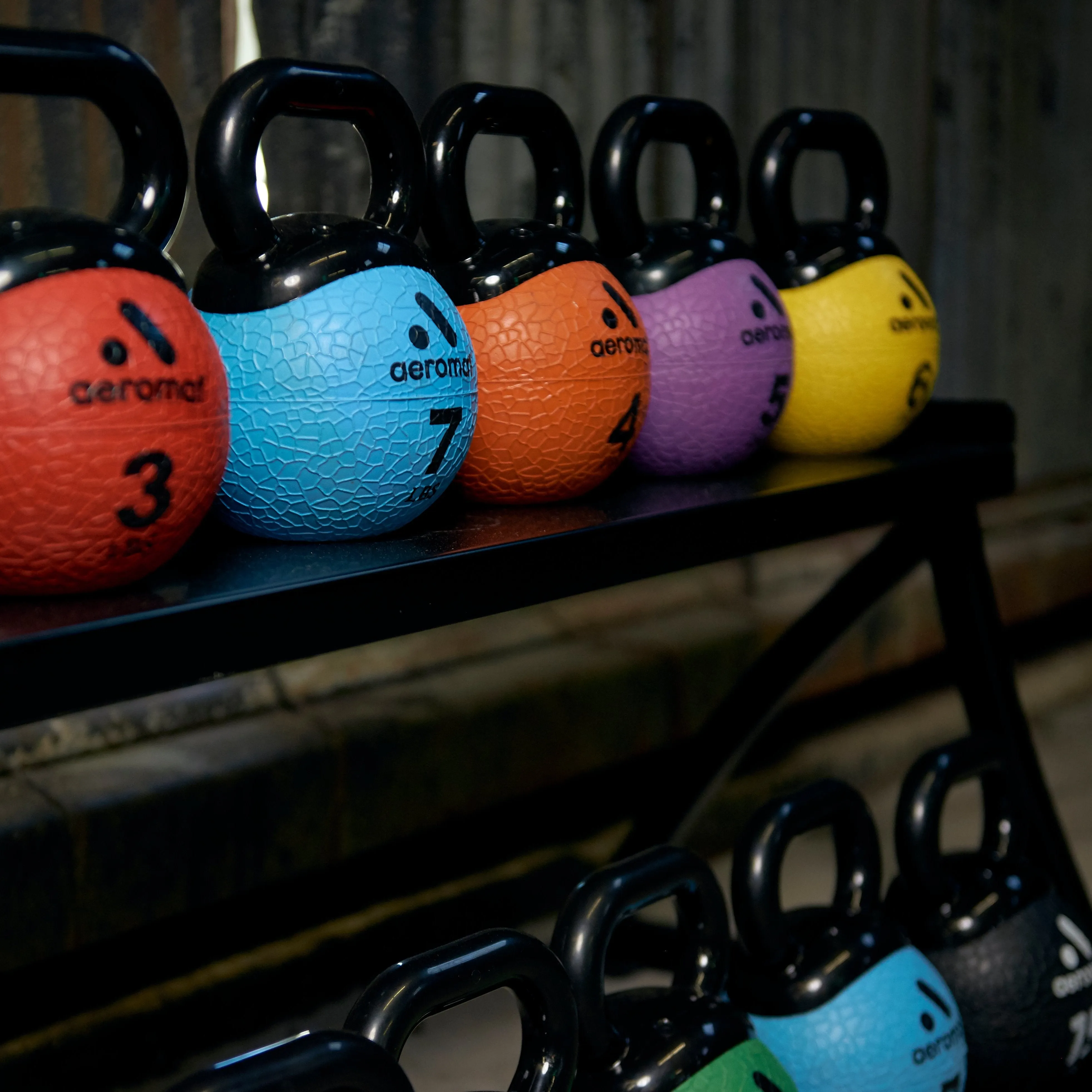 Kettlebell Medicine Ball Rack 2-TIER
