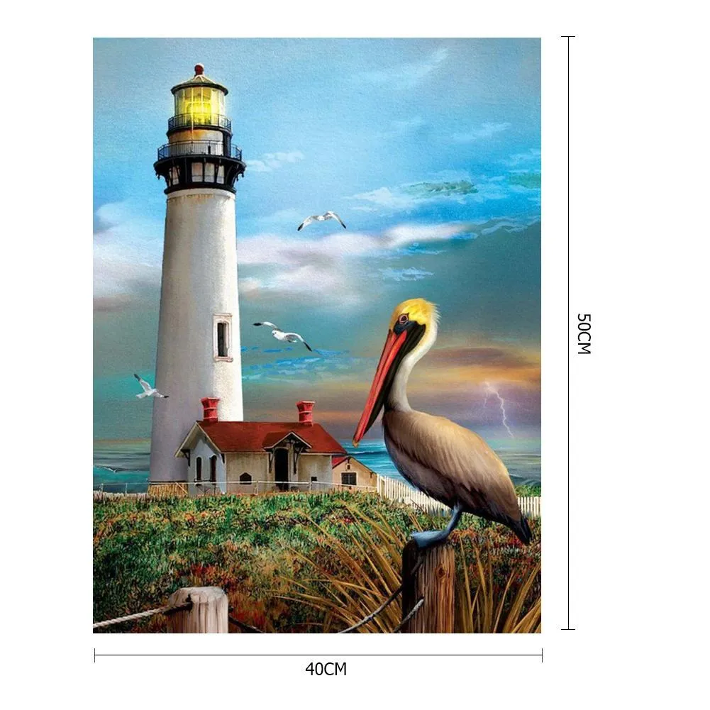 Lighthouse-Paint By Numbers 40*50cm