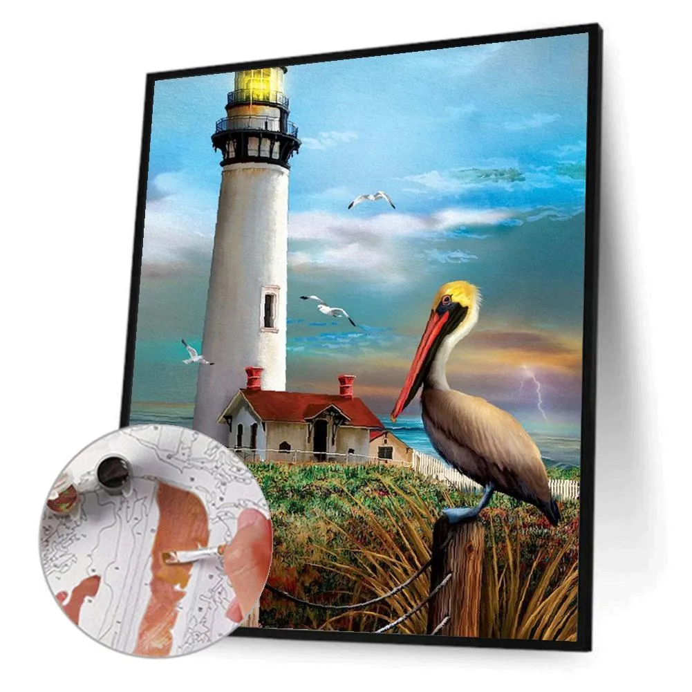 Lighthouse-Paint By Numbers 40*50cm