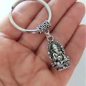 Lord Ganesha Keychain  Symbol of Success and Protection
