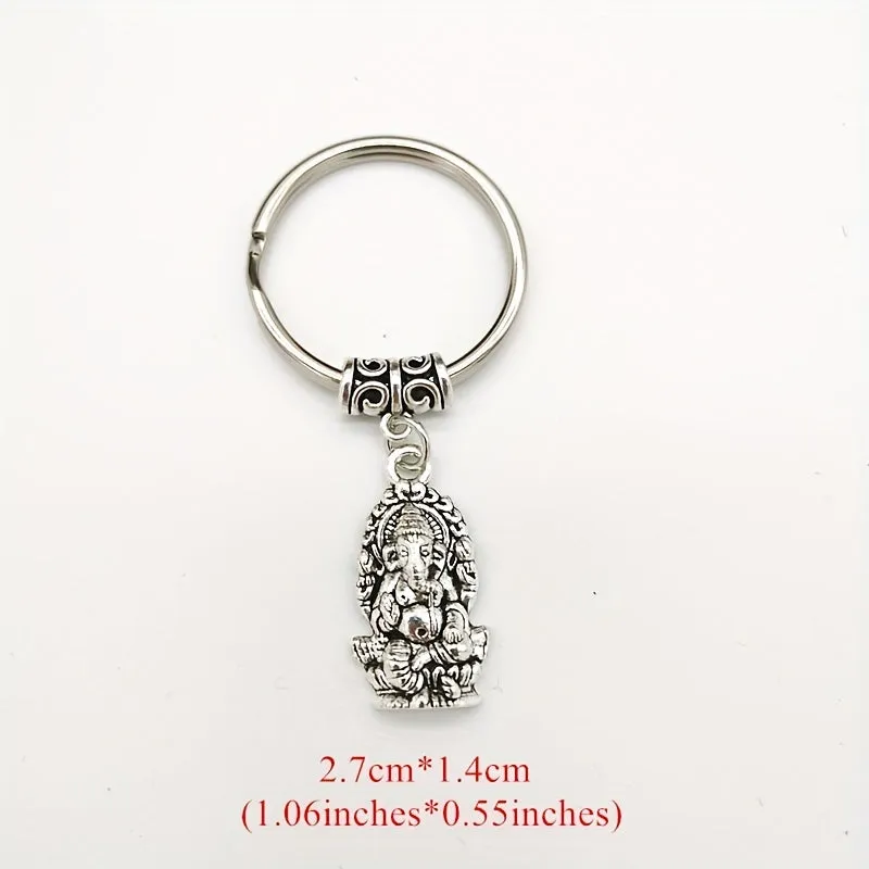 Lord Ganesha Keychain  Symbol of Success and Protection
