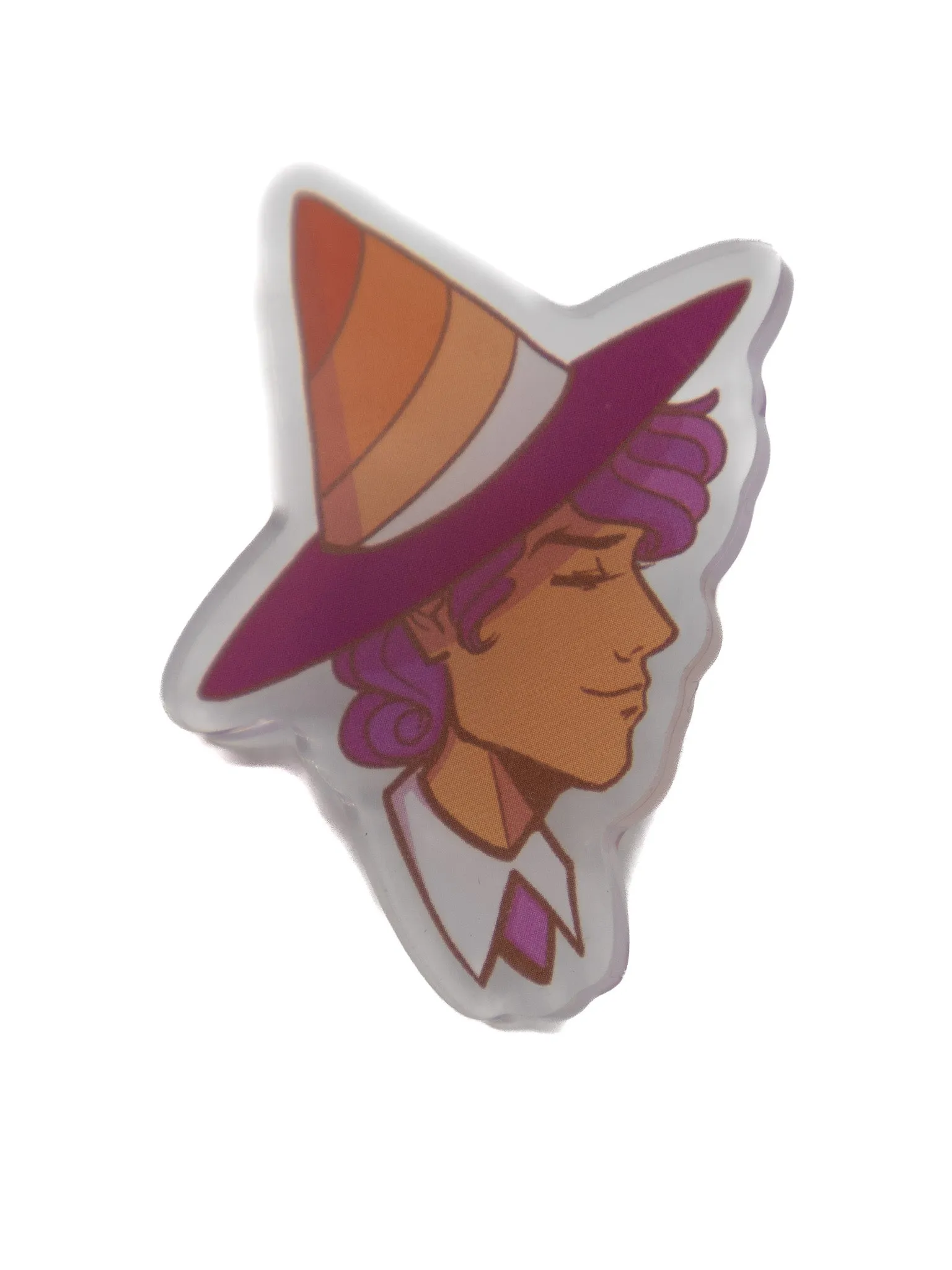 Masc Pride Witch Acrylic Pin