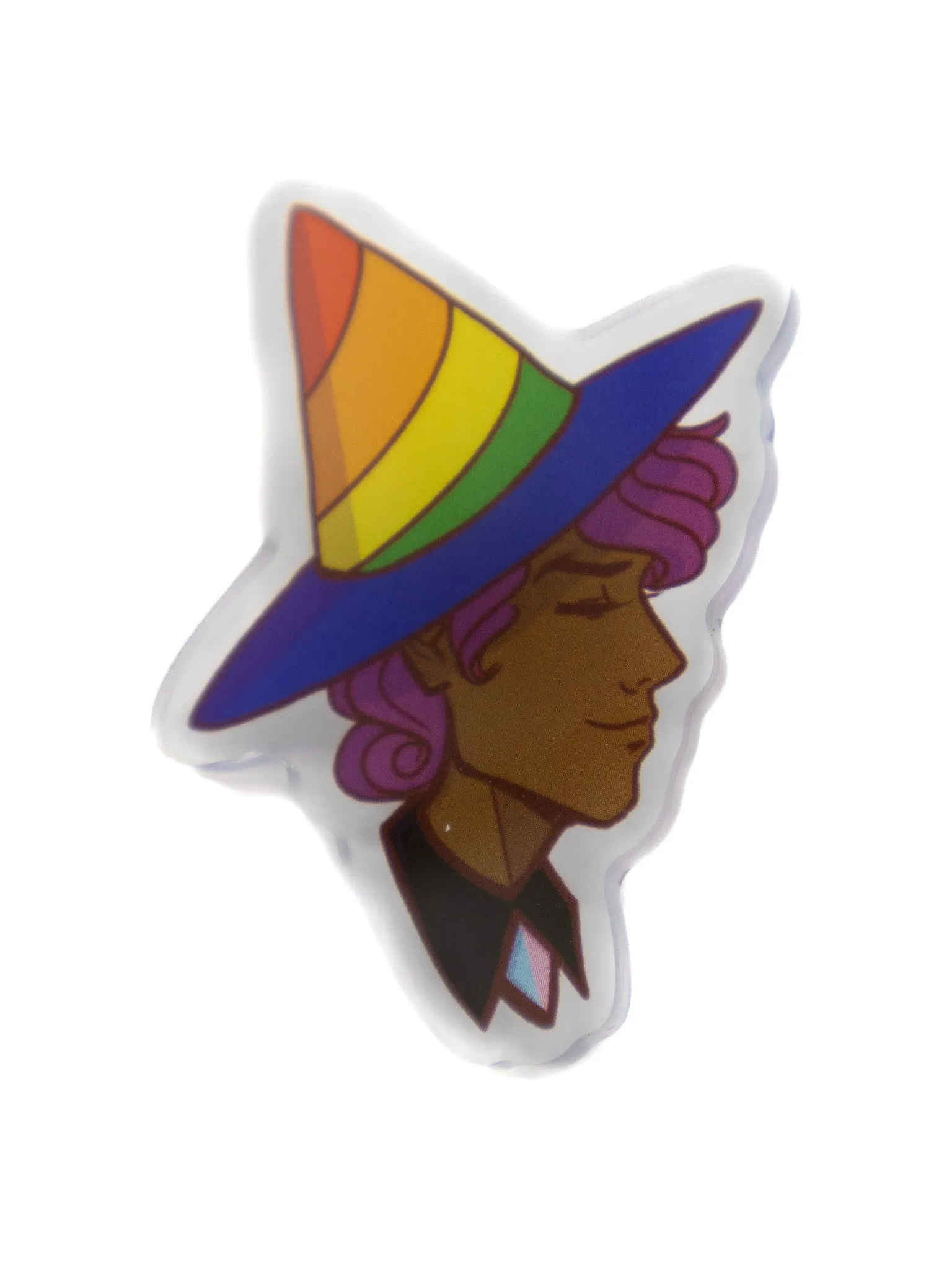 Masc Pride Witch Acrylic Pin