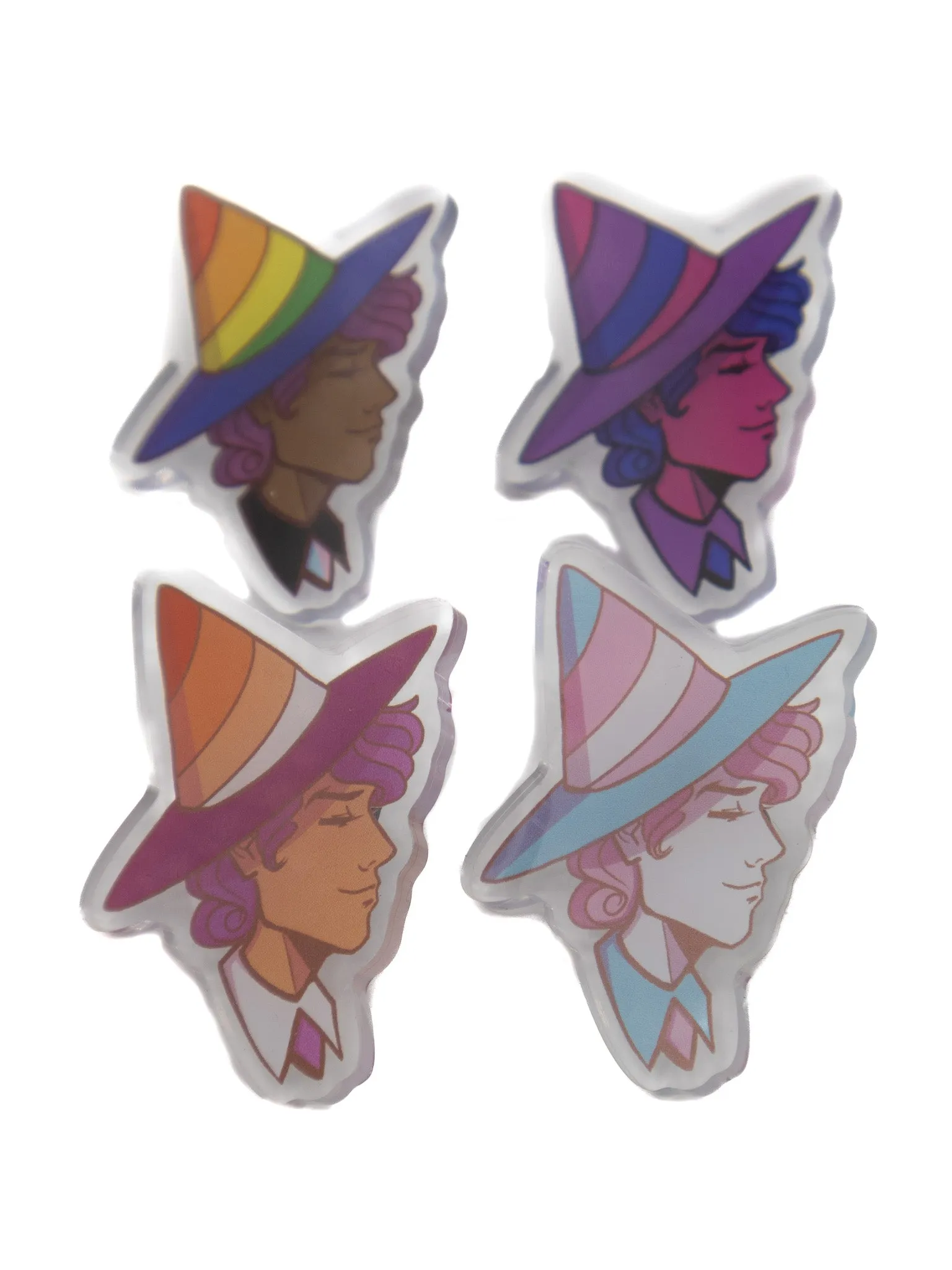 Masc Pride Witch Acrylic Pin