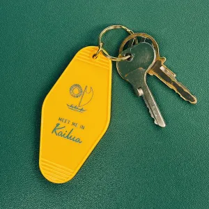 Meet Me In Kailua Keychain