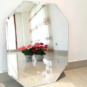 MERKEZI ART MA33 Wall Mirror for Bathroom, Living Room, Bedroom, Makeup Room (18 x 24 Inch, Simple Mirror)