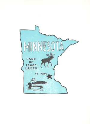 Minnesota State Print