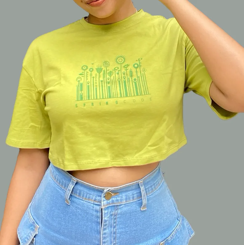 Mogana Over Crop T Shirt