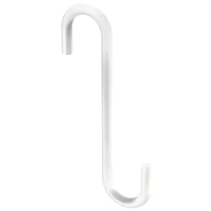 National Hardware Modern Series N275-513 Small S-Hook, 4-3/4 in H, Steel, White :CD: QUANTITY: 1