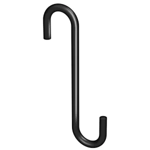 National Hardware Modern Series N275-514 Small S-Hook, 4-3/4 in H, Steel, Black :CD: QUANTITY: 1