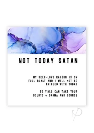 Not Today Satan Magnet