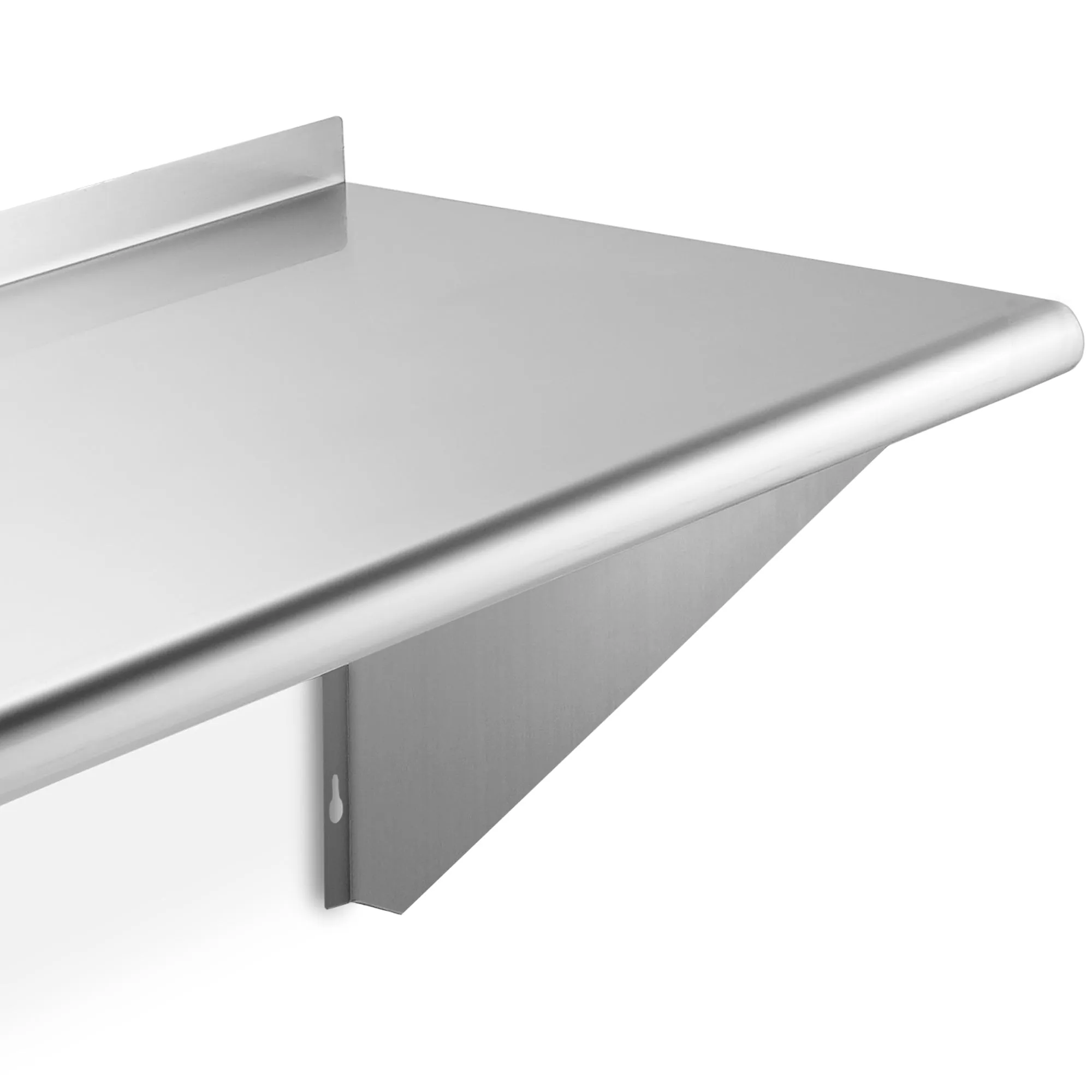NSF Stainless Steel Wall-Mount Shelf 16 Gauge