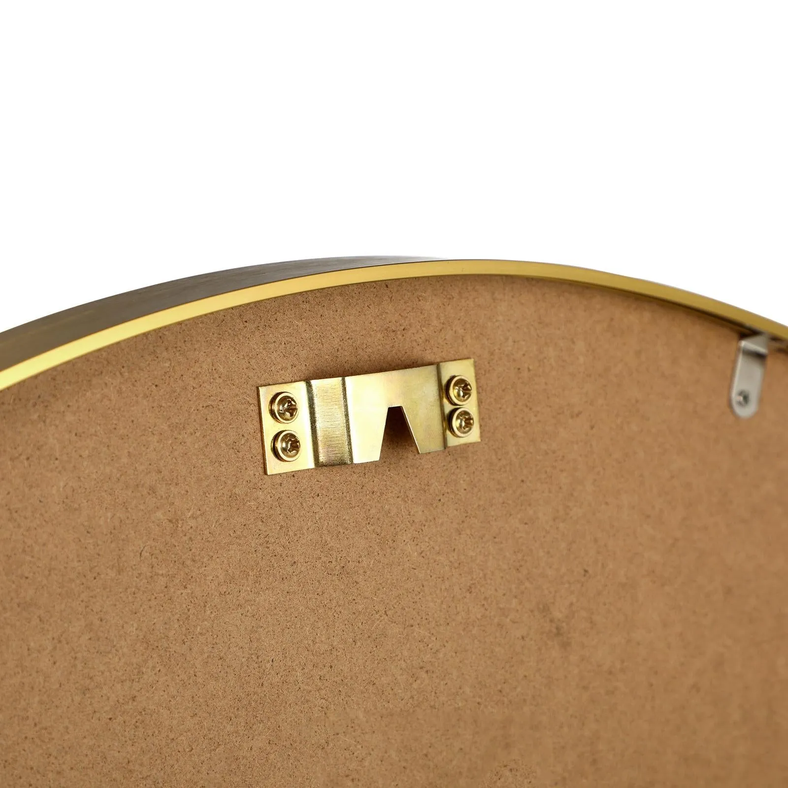 Oikiture Wall Mirrors Round Makeup Mirror Vanity Home Decro 50cm Gold Bedroom