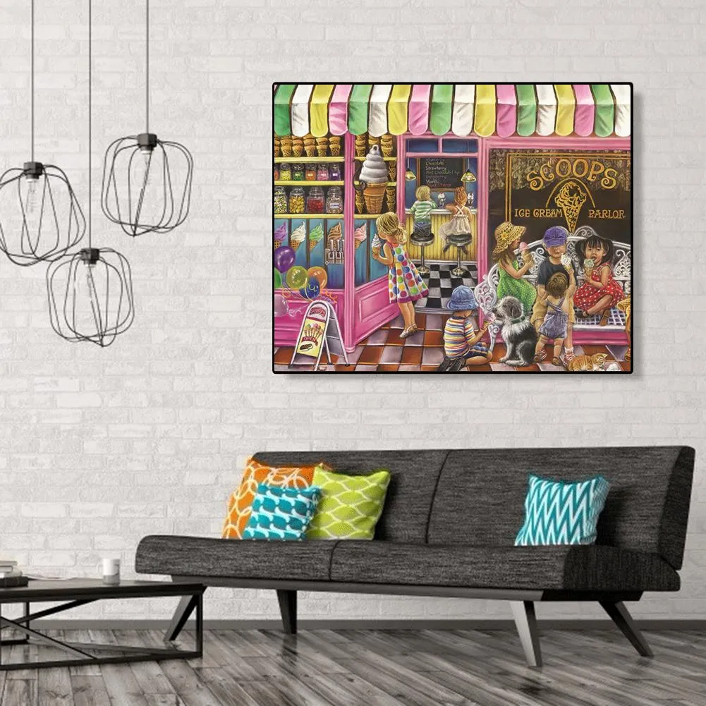 Outdoor-Paint By Numbers 50*40cm