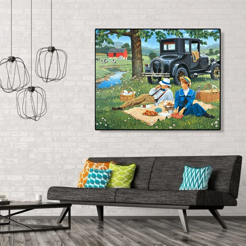 Outdoor-Paint By Numbers 50*40cm