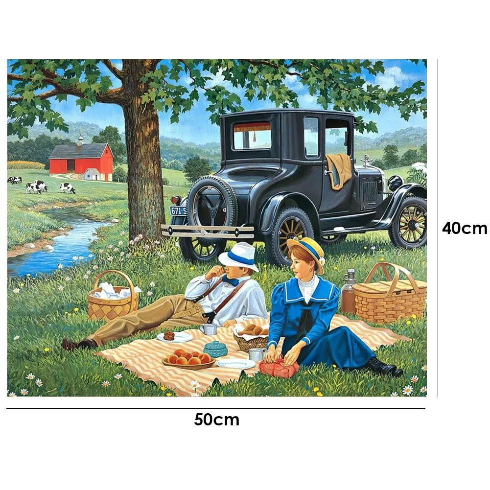 Outdoor-Paint By Numbers 50*40cm