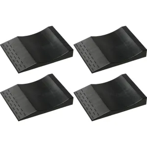 Park Right Flat Free Tire Ramps - Black (Set of 4)