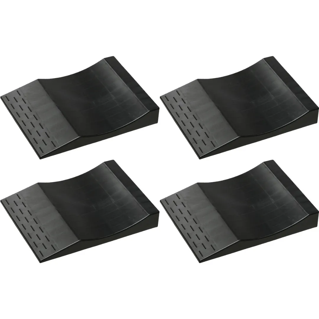 Park Right Flat Free Tire Ramps - Black (Set of 4)