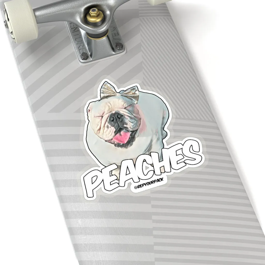 Peaches Kiss-Cut Stickers