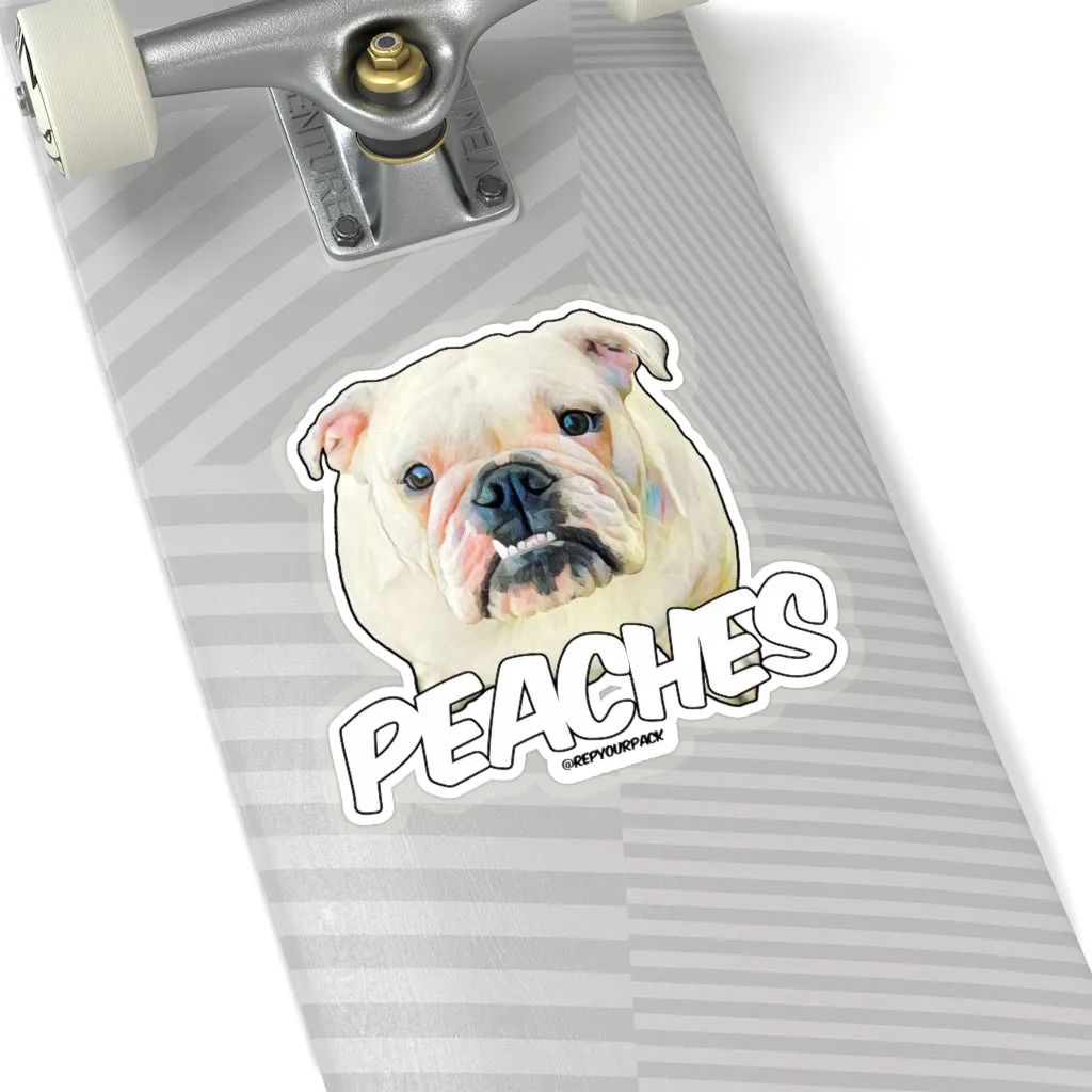 Peaches Kiss-Cut Stickers