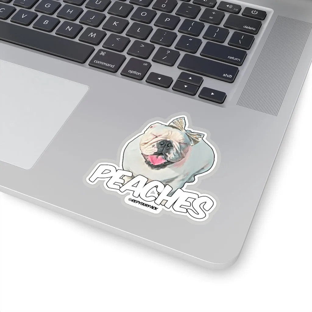 Peaches Kiss-Cut Stickers