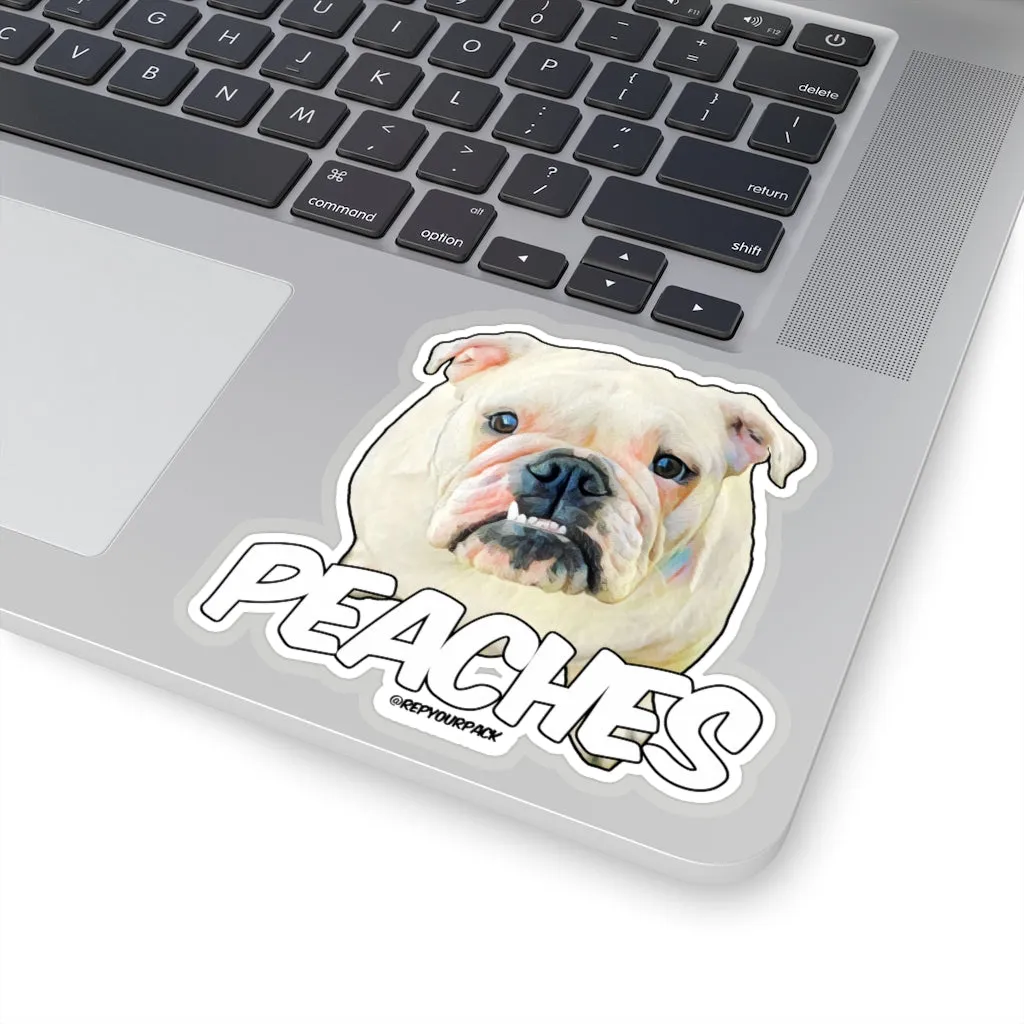Peaches Kiss-Cut Stickers