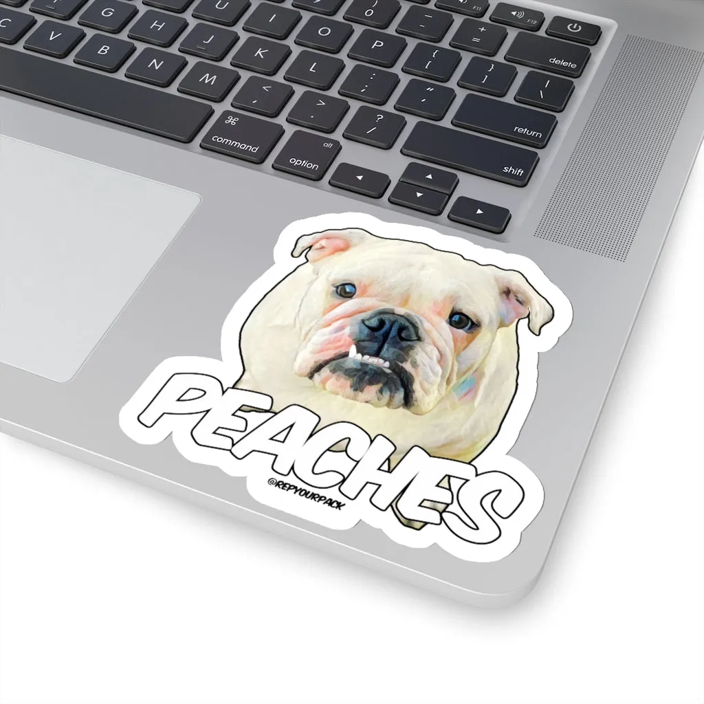 Peaches Kiss-Cut Stickers