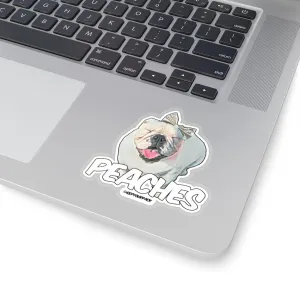 Peaches Kiss-Cut Stickers