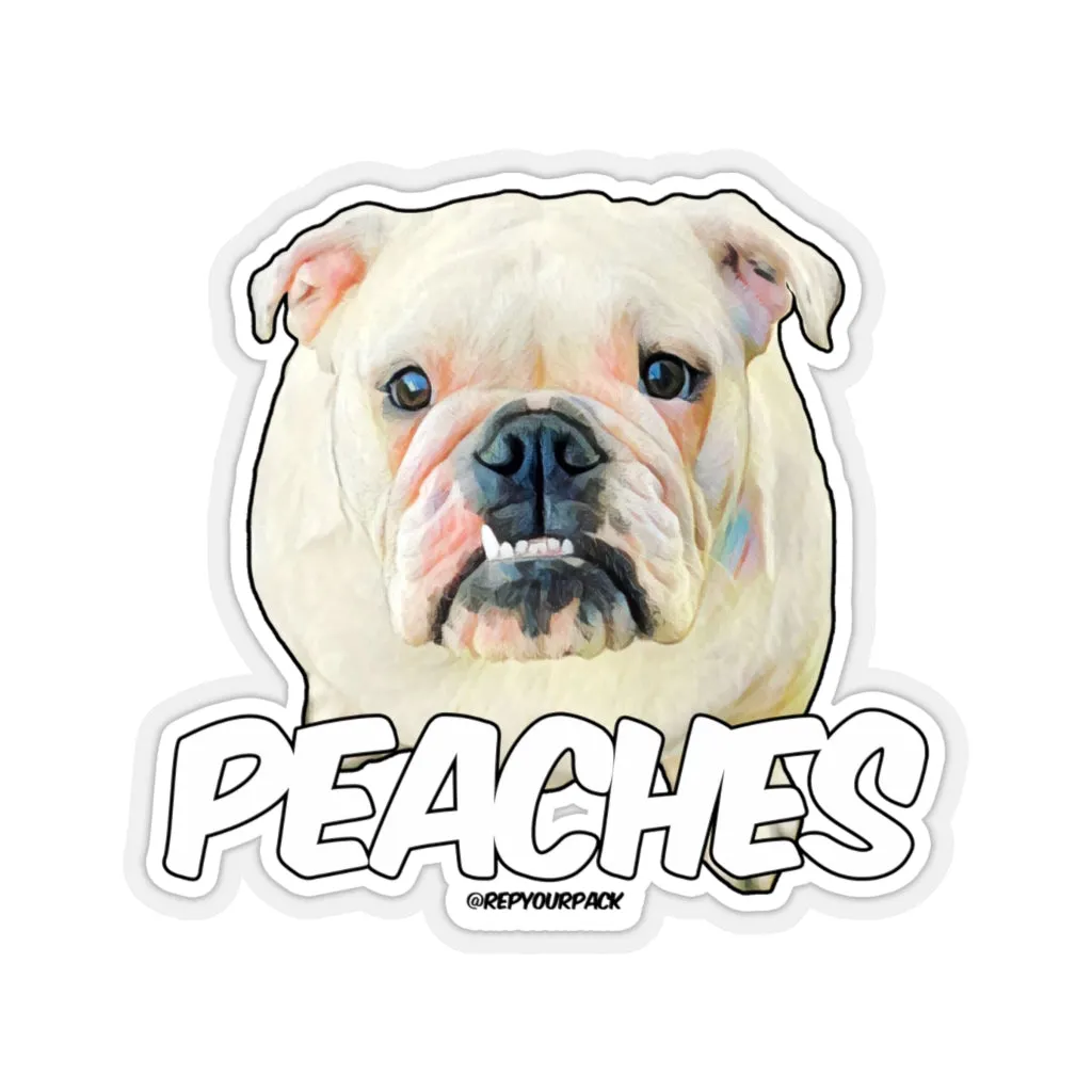 Peaches Kiss-Cut Stickers