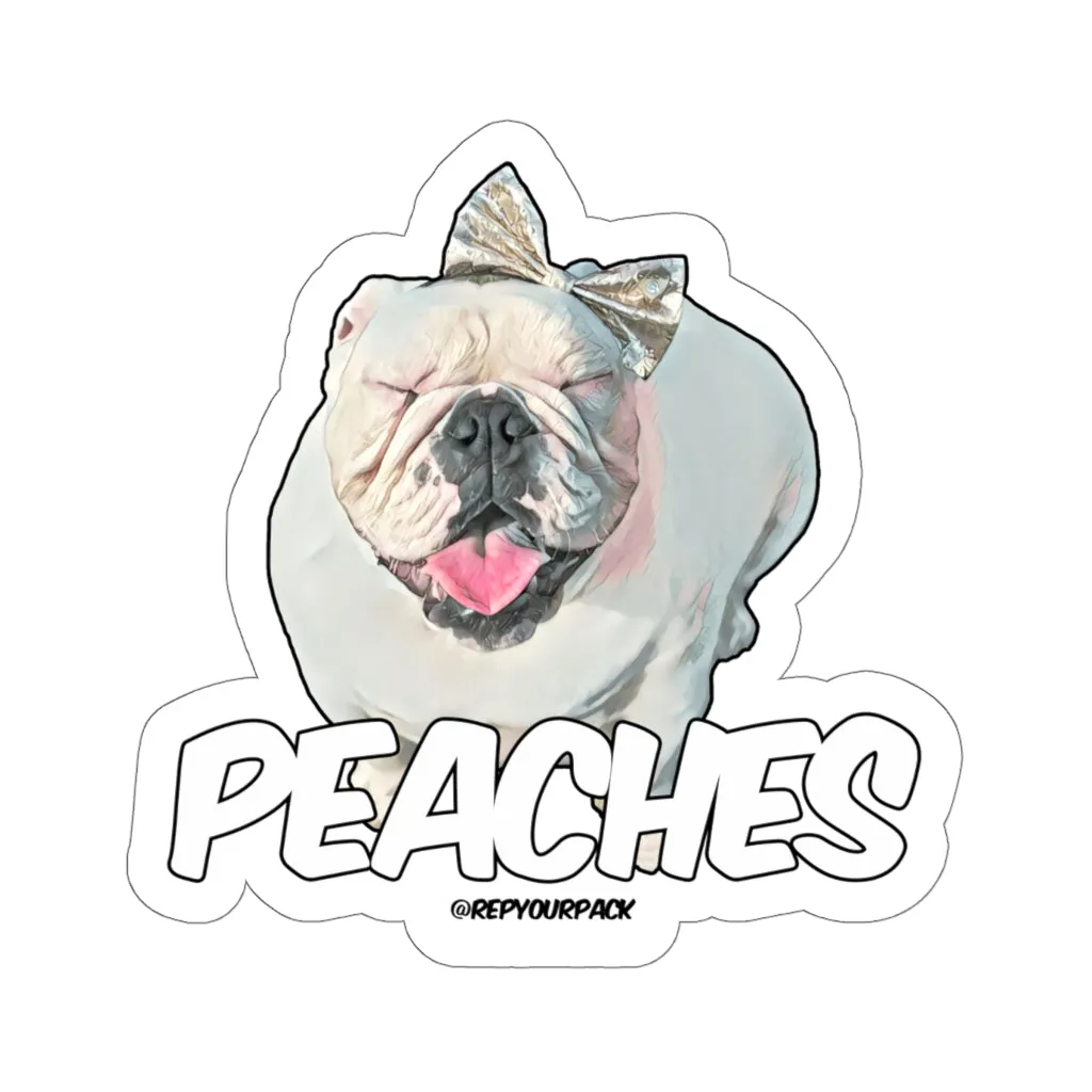 Peaches Kiss-Cut Stickers