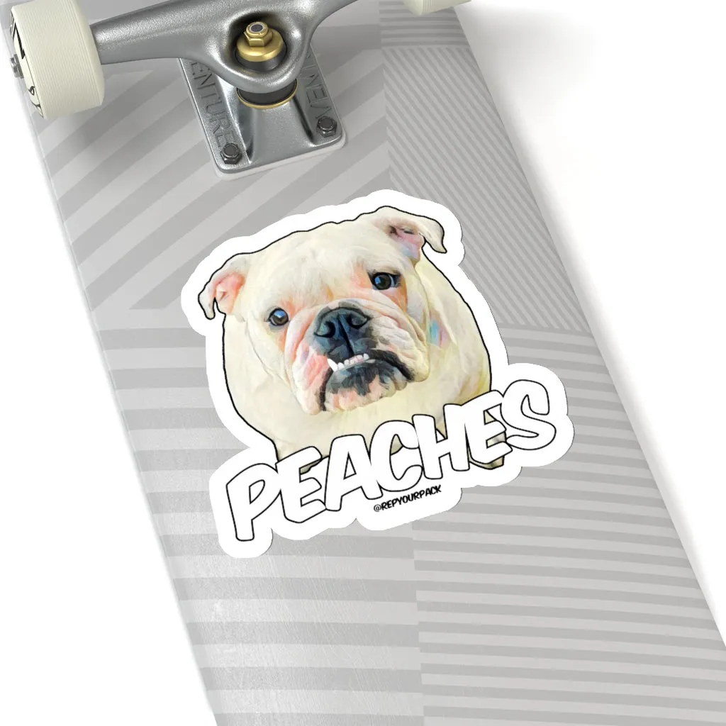 Peaches Kiss-Cut Stickers