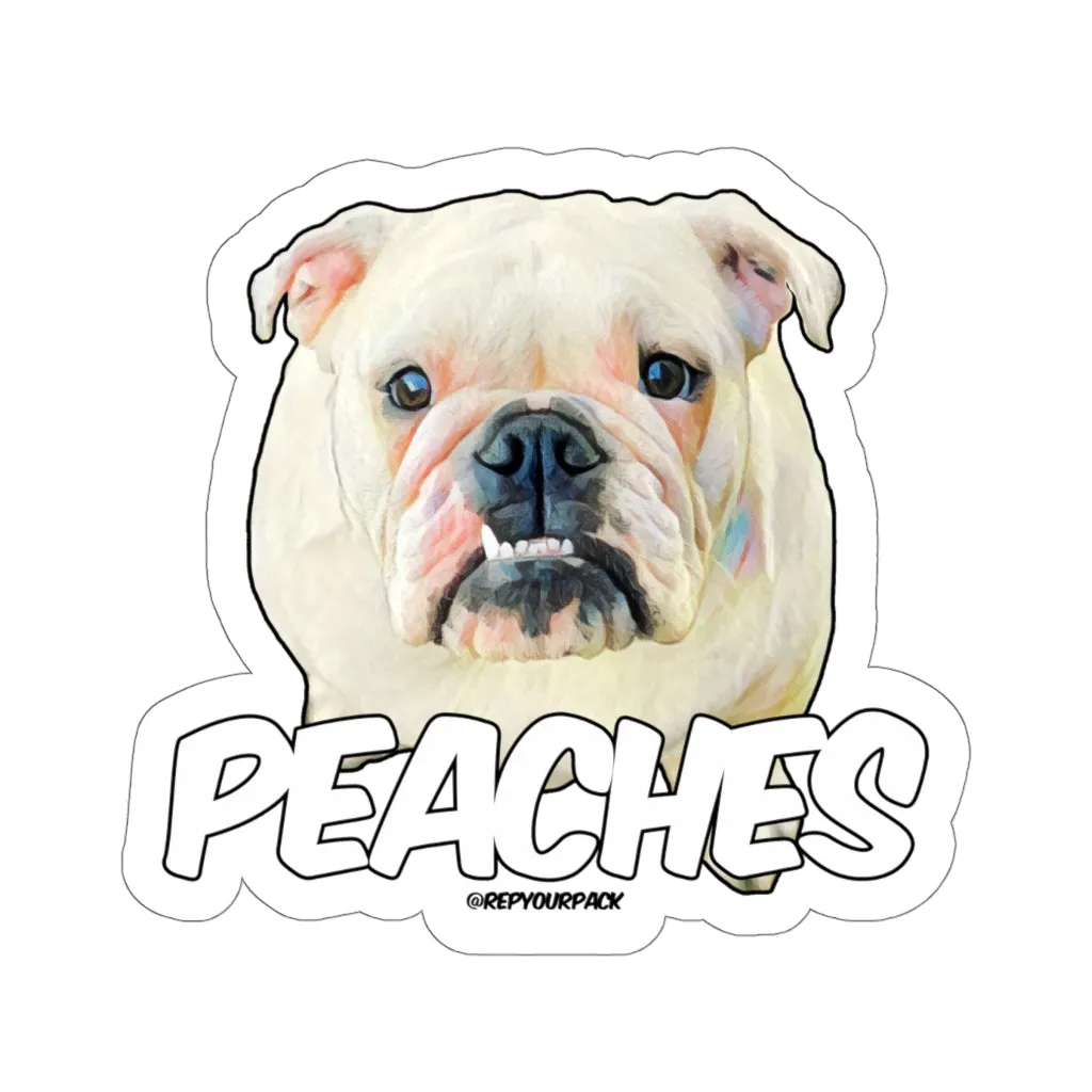 Peaches Kiss-Cut Stickers