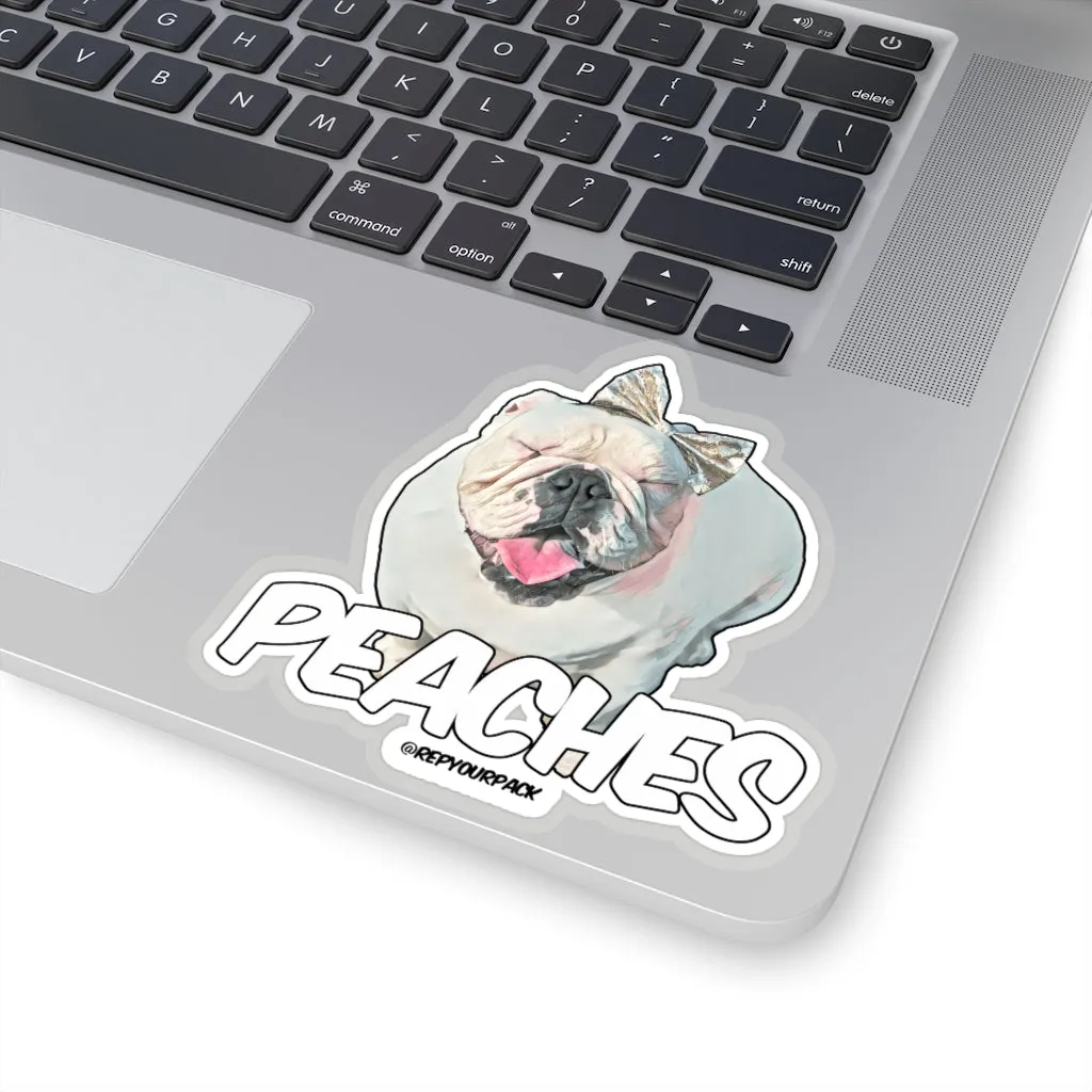 Peaches Kiss-Cut Stickers