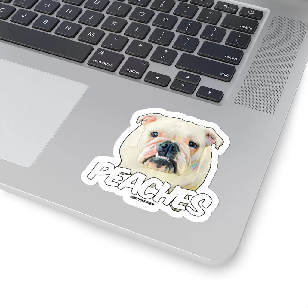 Peaches Kiss-Cut Stickers