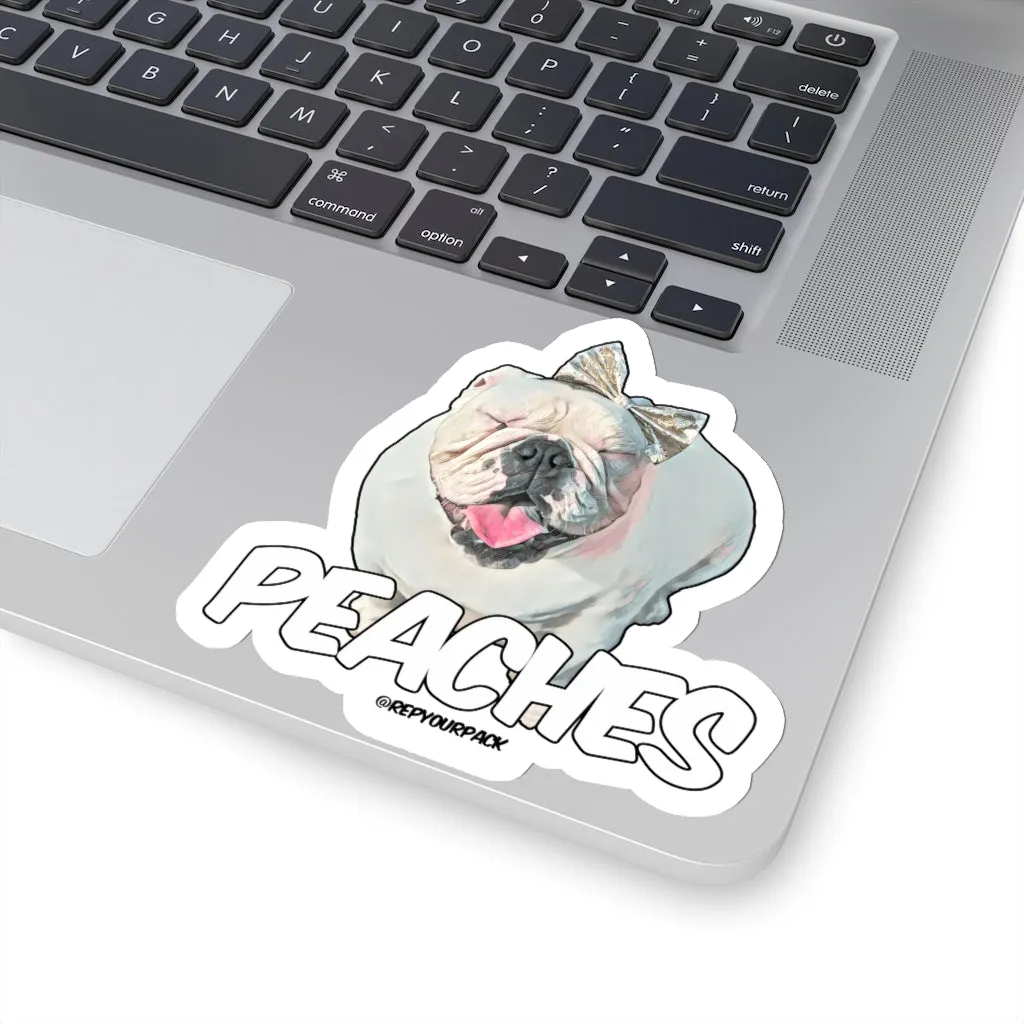 Peaches Kiss-Cut Stickers